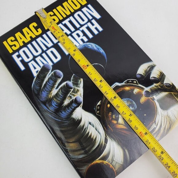 Isaac Asimov Foundation and Earth Book Vintage 1986 Book Club Hardcover Unread - Picture 13 of 13